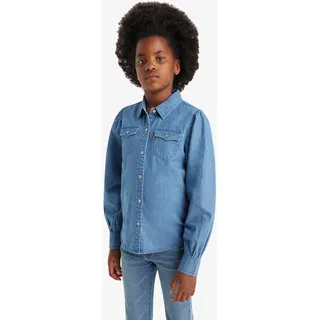 Levi's Levi ́s ® Kids Full Western Denim Langarmhemd - Clean Medium - 10 Jahre