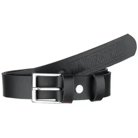 Ladeheid Kindergürtel Leder 2,5 cm Schwarz 79