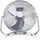 Brandson Windmaschine 53,5 cm Bodenventilator Silber