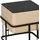 [en.casa] Hocker Tas 38 x 38 x 38 cm Beige