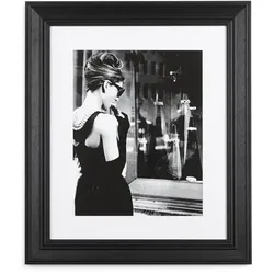 Coco Maison Audrey Hepburn Bild 73x63cm - Schwarz