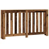 vidaXL Heizkörperverkleidung Altholz-Optik 149x20x82 cm Holzwerkstoff