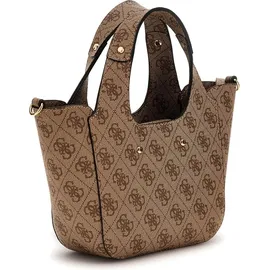 GUESS Handtasche Calista 2 in 1 Mini Tote Latte Logo