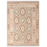 Hanse Home Orientteppich Kamal, Beige, Hellblau, Textil, Raute, rechteckig, 160x230 cm, für Fußbodenheizung geeignet, beidseitig verwendbar, in verschiedenen Größen erhältlich, pflegeleicht, strapazierfähig, leicht zusammenrollbar, Teppiche & Böden, Teppiche, Orientteppiche