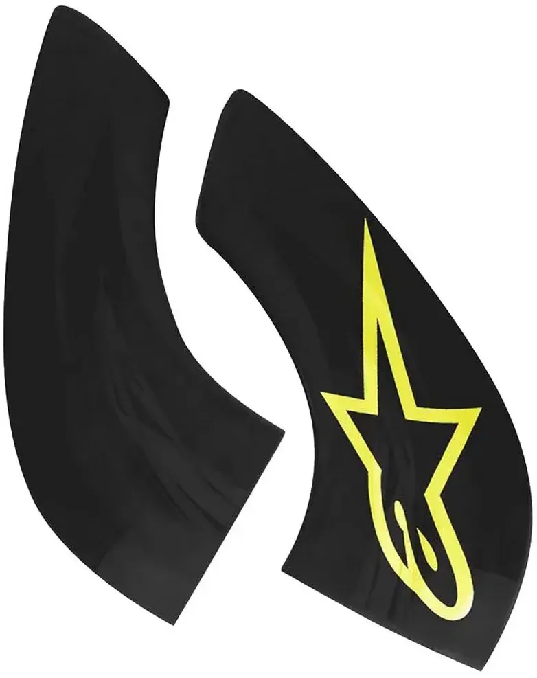 Alpinestars Bns Tech-2 Helmkinnschutz - Black / Yellow Fluo - One Size
