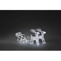 Konstsmide LED-Stern, Kunststoff, BxHxL: 28 x 40 x 59 cm, inkl. Leuchtmittel - transparent