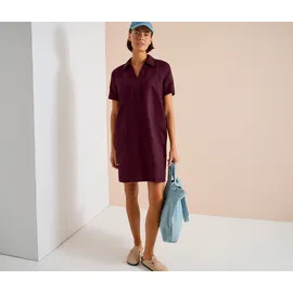 Cecil Blusenkleid Knielang Unifarben Rot 46