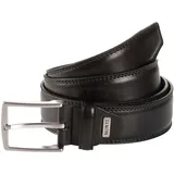 Monti Herrengürtel Synthetik 3,5 cm schwarz 95
