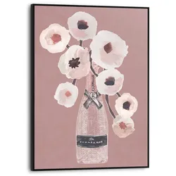 Reinders Wandbild 30 x 40 cm Champagne Holz Rosa