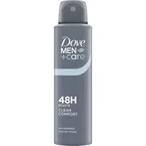 Dove Men +Care Clean Comfort Spray 150 ml