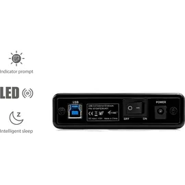 iTEC i-Tec 2.5TB 3.5' externe Festplatte USB 3.0, 64MB Cache, MYSAFE35U401, 2500GB - schwarz