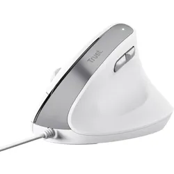 Trust Bayo II Ergonomische Maus - Weiß
