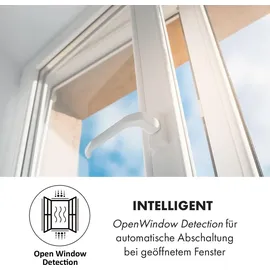 Klarstein Infrarotheizung mit Thermostat, 700W Elektroheizung, Smart Home Bild-Infrarotheizung zur Wandmontage, IR mit IoT/WiFi App-Control, Feucht... - Bunt