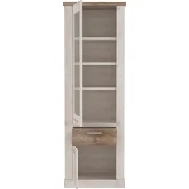 Forte Vitrine Duro 71,2 x 41,3 x 212 cm Weiß