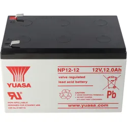YUASA NP12-12 Akku Blei PB 12 Volt 12000mAh
