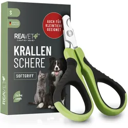 REAVET Krallenschere S für präzise Pflege kleiner Haustierpfoten