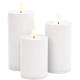 goobay LED-Kerzen 3er-Set 249 g weiß