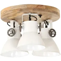 VidaXL Deckenlampe Industriestil 25 W Weiß 42x27 cm E27