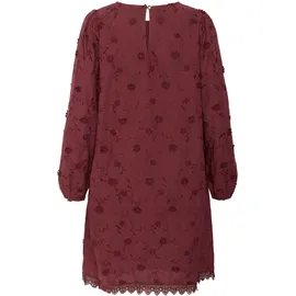 Cream Kleid rot 36