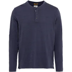 Henleyshirt, mit Logostickerei, Gr. XXXL, night blue, , 88529564-XXXL