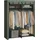 Songmics Stoffschrank 140 x 174 x 43 cm Salbeigrün