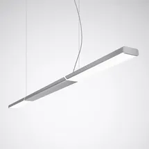 Trilux Parelia H-L 1-flg. 10 cm rechteckig silber