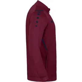 Jako Damen Polyesterjacke Challenge, Maroon/Marine, 40