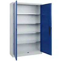 C+P Flügeltürenschrank Serie 89, 1950x1200x400mm, 7035/5010