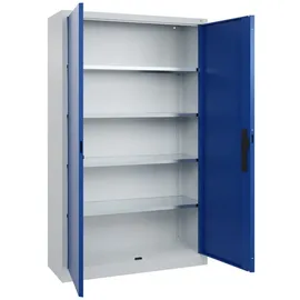 C+P Flügeltürenschrank Serie 89, 1950x1200x400mm, 7035/5010
