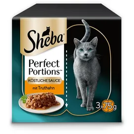 Sheba Perfect Portions Sauce mit Truthahn 8 x 3 x 375 g