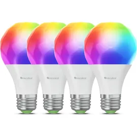 Nanoleaf Essentials Matter 4 smarte RGBW LED Lampen E27 16 Mio. Farben