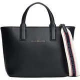 Tommy Hilfiger Damen Tote Bag Tasche Logotape Mini Klein, Blau (Space Blue Corp), Einheitsgröße
