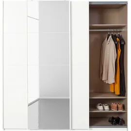 Rauch Schwebetürenschrank »Kleiderschrank Schrank Garderobe Wäscheschrank BESTSELLER KEPAN«, inkl. Schubladen-Einsatz und extra Einlegeböden MADE IN GERMANY weiß