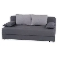 ROLLER Schlafsofa - grau - mit Staukasten