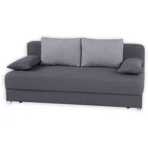 Roller Schlafsofa - grau - mit Staukasten