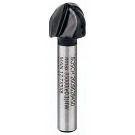 Bosch Hohlkehlfräser 6 mm Ø 12,7 mm L 9,2 mm G 40 mm