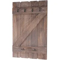 Mendler Tassenhalter HWC-D13, Hängeregal Tassenbrett Wandboard, 6 Haken 91x60cm