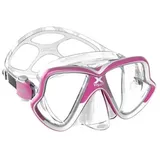 Mares X-vision Mid 2.0 - Tauchmaske - pink/weiß/clear