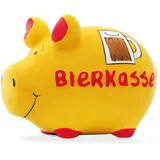 KCG Spardose Schwein 100488 klein Bierkasse aus Keramik (B/H/T) 12,5x9x9 cm