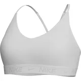 Nike Df Indy LGT Damen Sport-BH, White/Stone Mauve, XL