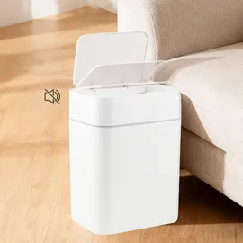 ideoon home Premium Sensor Mülleimer 12 l Weiss
