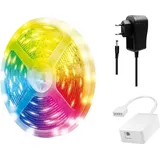 Logilink SH0126 - Wi-Fi Smart RGB-LED-Band, selbstklebend, Tuya kompatibel,