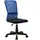 vidaXL Bürostuhl Netzgewebe Schwarz und Blau