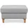 Konsimo Hocker Eriso 71 x 43 x 71 cm Grau