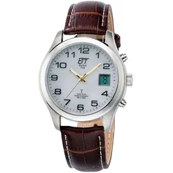 ETT Eco Tech Time EGS-11333-60L Solar Drive Herren-Funkuhr