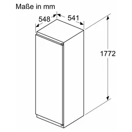 Constructa CK181NSE0 Einbaukühlschrank (310 l, 1775 mm hoch)