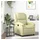 vidaXL Relaxsessel Creme Echtleder 86,5 x 99,5 x 0 cm Beige mit Liegeposition