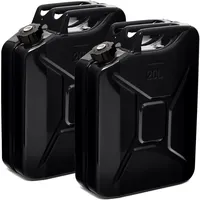 Bw Benzinkanister Metall 2x 20 Liter Schwarz