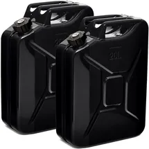 Bw Benzinkanister Metall 2x 20 Liter Schwarz