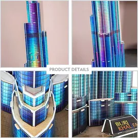 Cubic Fun 3d Puzzle Burj Khalifa LED